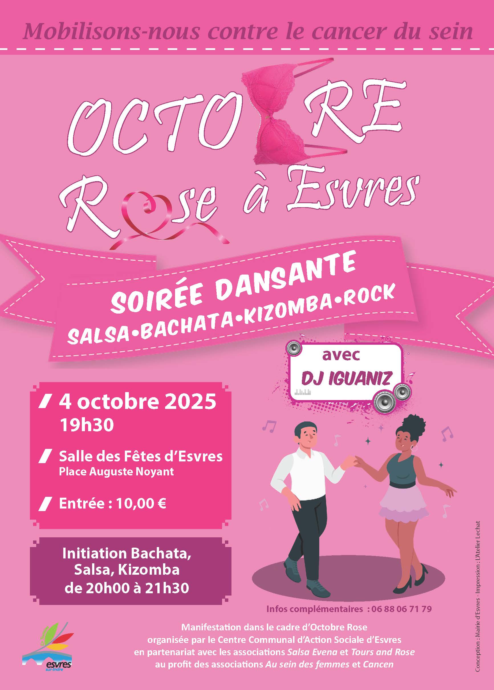 Soirée dansante - Octobre Rose à Esvres