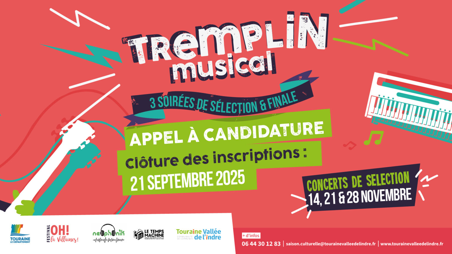 Tremplin musicale 2025 Appel à candidature