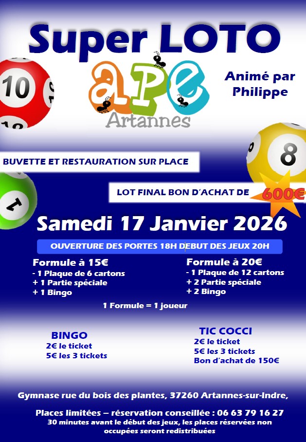 Super Loto APE Artannes